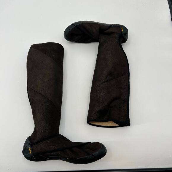 Vibram five fingers furoskiki shearling tall wrap boots sz large 42-43 US 10 11 - Picture 4 of 13